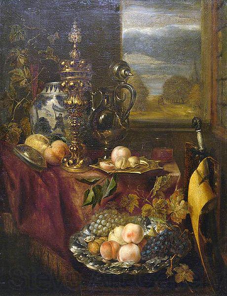 Abraham van Beijeren Abraham van Beijeren. Fruits (17th century). Kaluga Art Museum. Norge oil painting art